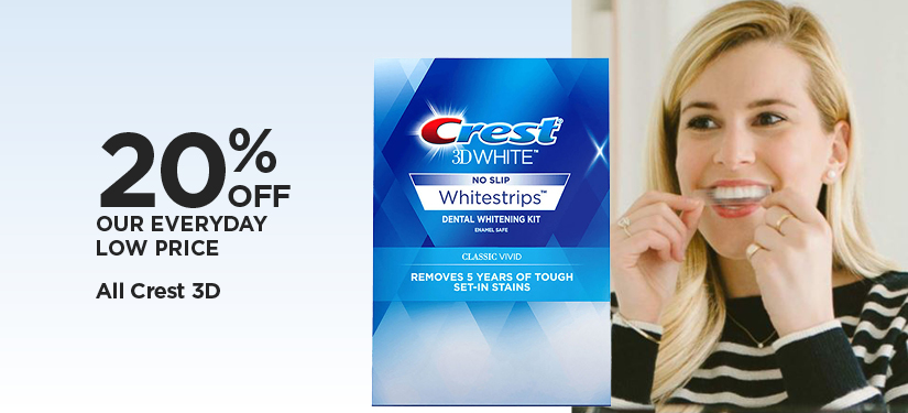 20% Off All Crest 3D