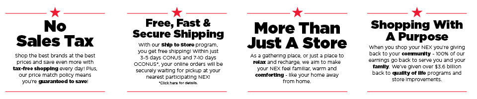 There's so many reasons to shop the NEX