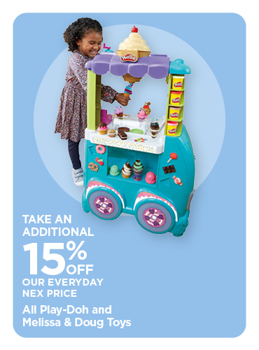 15% Off All Play Doh & Melissa & Doug toys