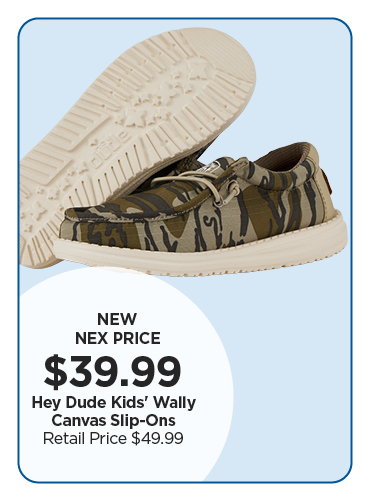 Hey Dude Kids Shoes $39.99