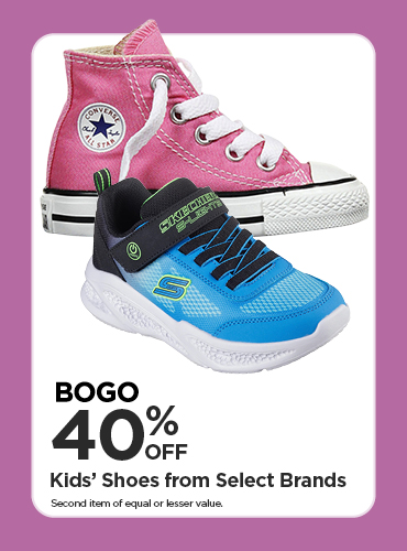 BOGO 40% Kids' Shoes from Select Brands