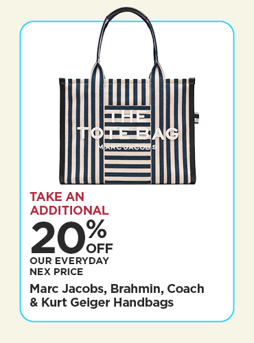 20% Off Retail Price Marc Jacobs, Brahmin, Coach & Kurt Geiger Handbags