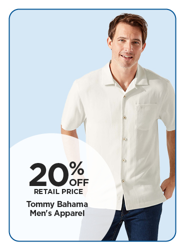 20% Off Tommy Bahama Mens Apparel