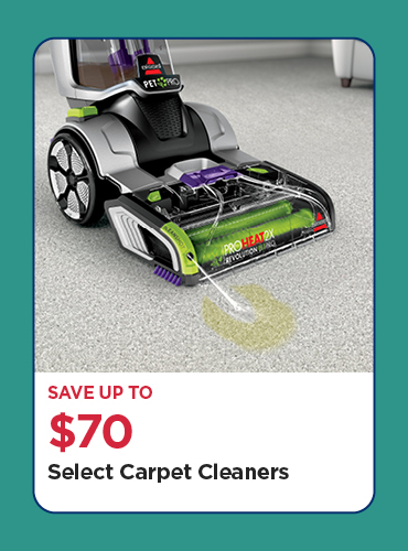 Save Up To $70 Select Carpet Cleaners