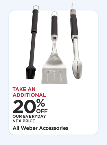 Take an Additional 20% off All Weber Accessories