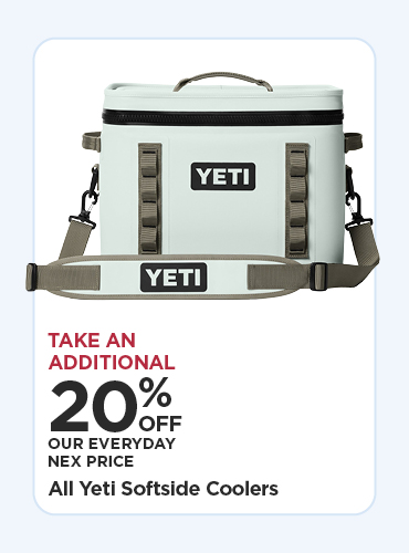 20% off Yeti All Softside Coolers