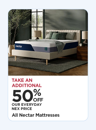 50% off Entire Stock of Nectar Mattresses