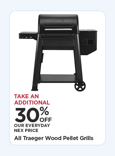 Take an Additional 30% All Traeger Grills