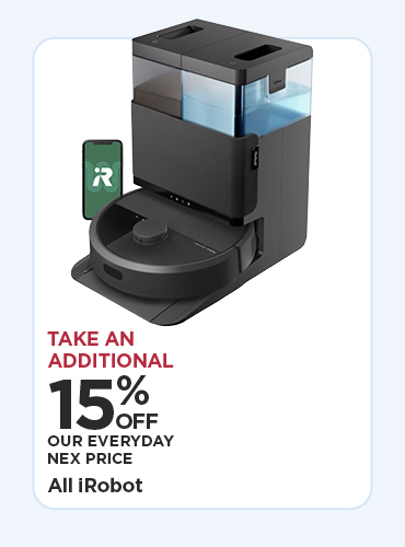 15% Off Entire Stock of iRobot