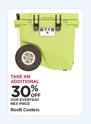 Take an Additional 30% Off Rovr Coolers