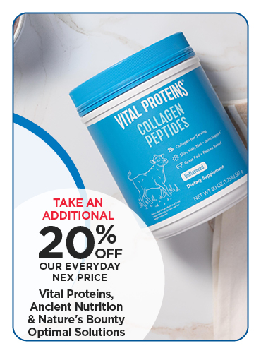 20% Off Vital Proteins, Ancient Nutrition & Nature's Bounty Optimal Solutions