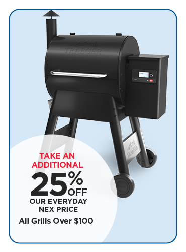 25% Off All Grills Over $100