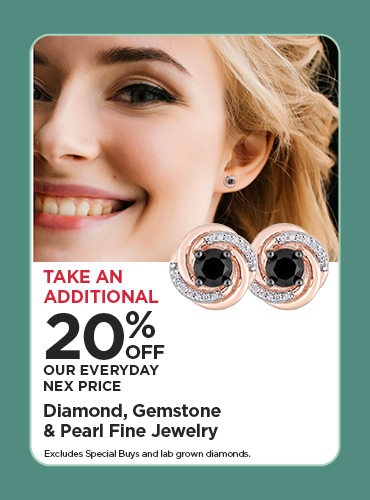 Take An Additional 20% Off Our Everyday NEX Price Diamond, Gemstone & Pearl Fine Jewelry