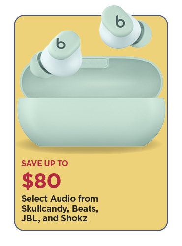 Save Up To $80 Off Our Everyday NEX Price Select Audio from Skullcandy, Beats, JBL, and Shokz
