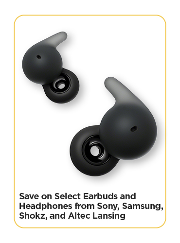 Save on Select Earbuds and Headphones from Sony, Samsung, Shokz, and Altec Lansing