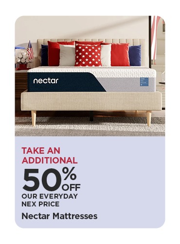 Take An Additional 50% Off Our Everyday NEX Price Nectar Mattresses