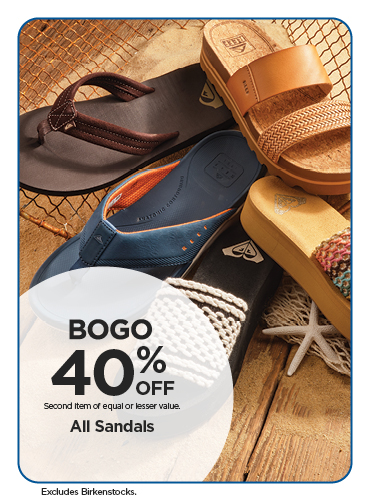 BOGO 40% Off All Sandals