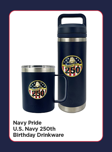 Navy Pride U.S. Navy 250th Birthday Drinkware