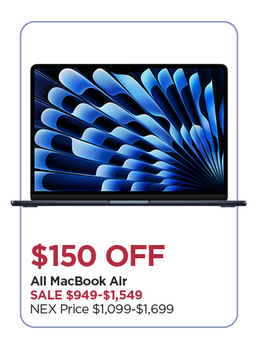 $150 Off MacBook Air 
