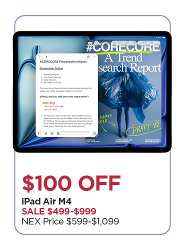 $100 Off iPad Air