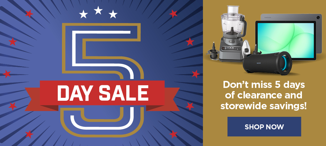 MEMORIAL DAY 5 DAY SALE