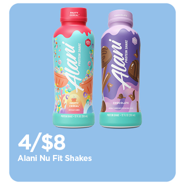 4 for 8 Alani Nu Fit Shakes