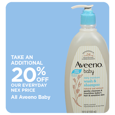 20% Off Aveeno for Baby