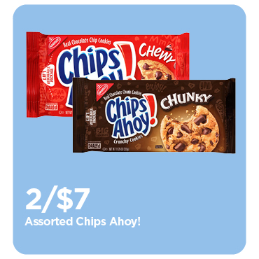 2 for 7 Assorted Chips Ahoy