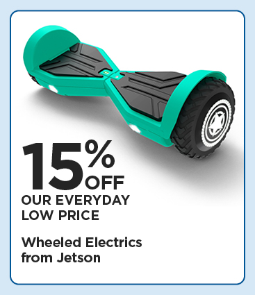 15% Off Everyday Low Price Wheeled Electrics from Jetson