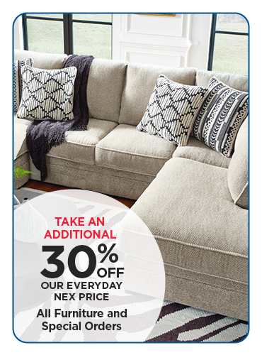 30% Off All Furniture & Special Orders