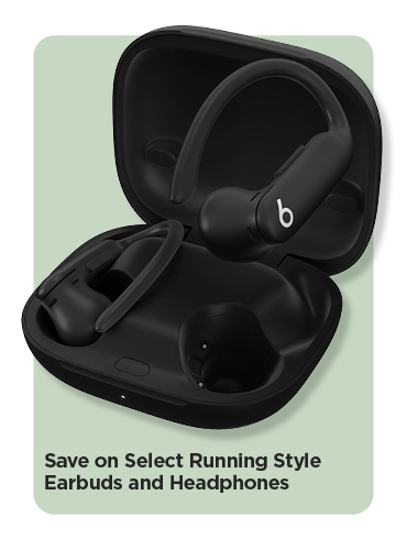 Save on Select Running Style Earbuds and Headphones