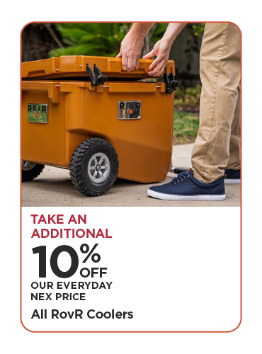 Take An Additional 10% Off Our Everyday NEX Price All RovR Coolers