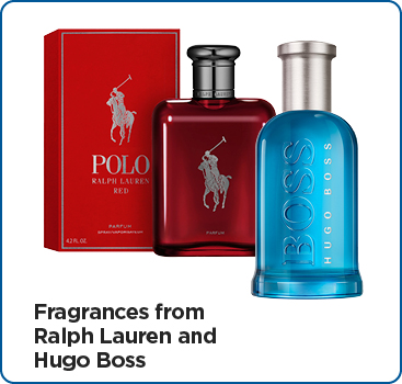 Fragrances from Ralph Lauren and Hugo Boss