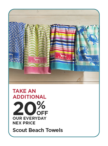 Take An Additional 20% Off Our Everyday NEX Price Scout Beach Towels