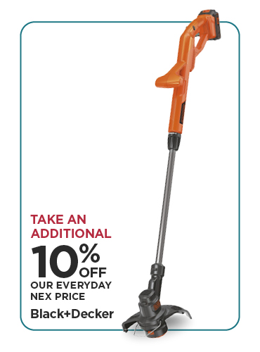 Take An Additional 10% Off Our Everyday NEX Price Black+Decker