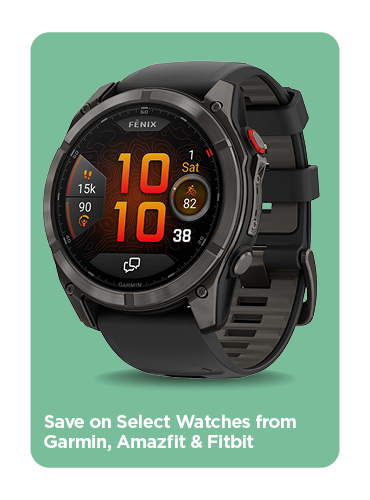 Save on Select Watches from Garmin, Amazfit & Fitbit