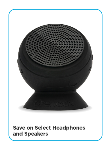 Save on Select Headphones and Speakers