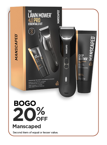 BOGO 20% Manscaped