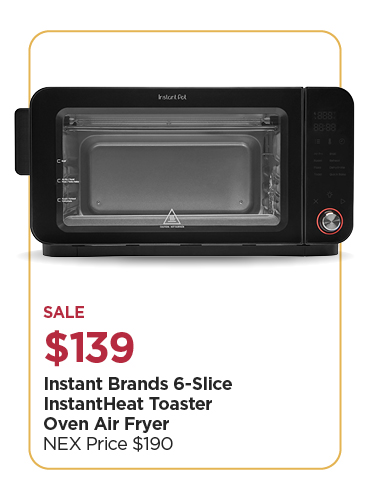 Instant Brands 6-Slice InstantHeat Toaster Oven Air Fryer