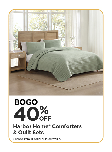 BOGO 40% Harbor Home Comforters & Quilt Sets