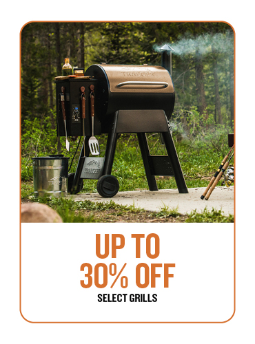 Up to 30% off Select Grills