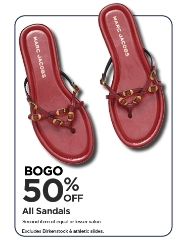BOGO 50% All Sandals