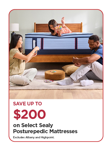 Save Up To $200 on Select Sealy Posturepedic Mattresses