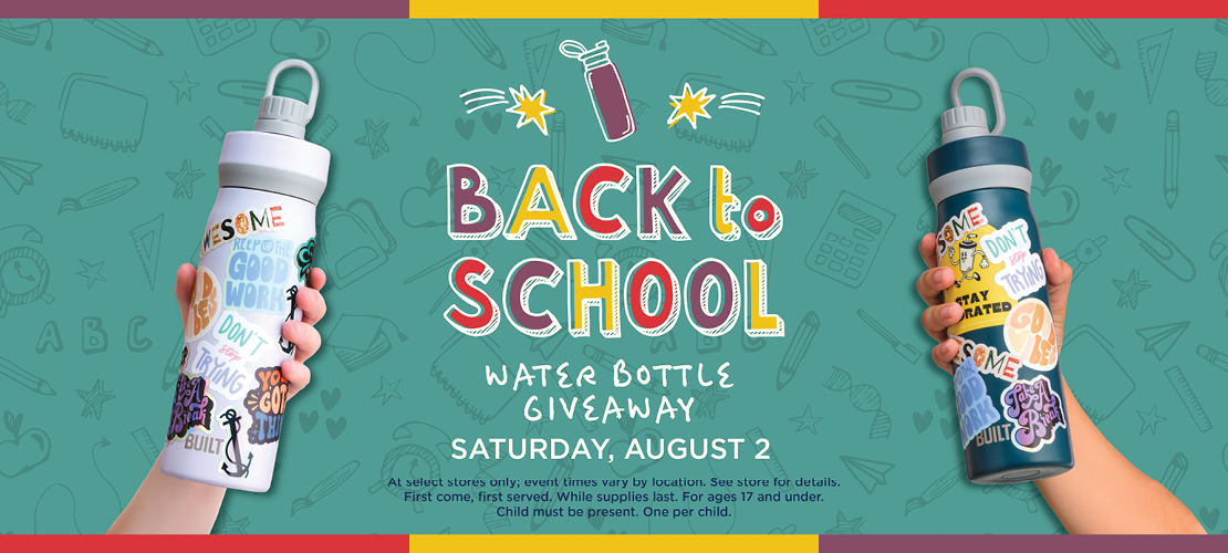 Water Bottle Giveaway