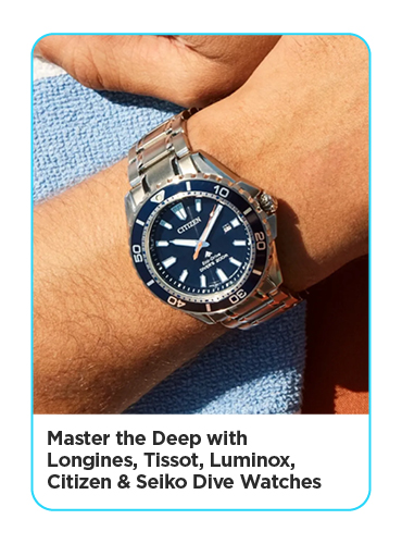 Master the Deep with Longines, Tissot, Luminox, Citizen & Seiko Dive Watches