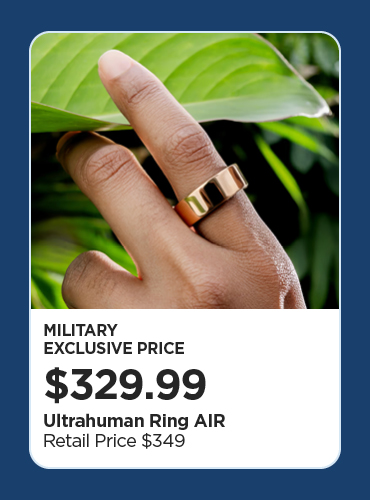 Military Exclusive Price $329 Ultrahuman Ring Air