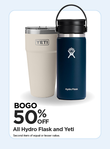 Bogo 50% Off All Hydroflask And Yeti