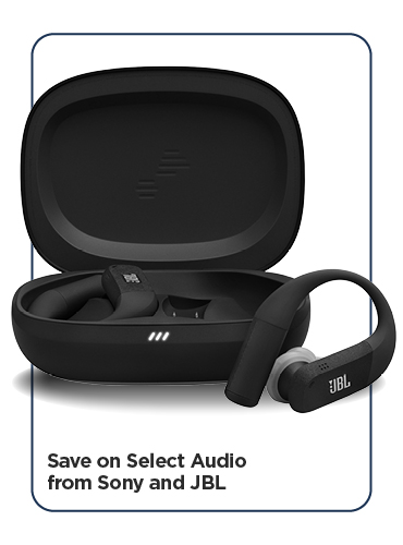 Save on Select Audio from Sony and JBL
