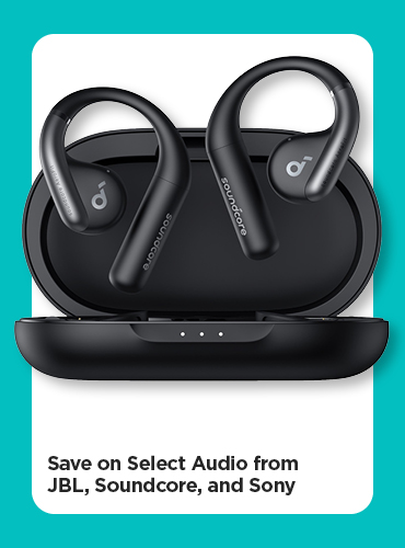 Save on Select Audio from JBL, Soundcore, and Sony