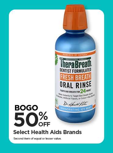 BOGO 50% Select Health Aids Brands